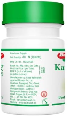 Baidyanath Kanchnar Guggulu Tablets – Bauhinia variegata
