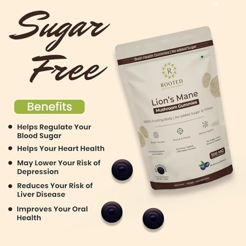 Rooted Lion's Mane Gummies + Cordyceps Capsules Combo Capsules – Hericium erinaceus