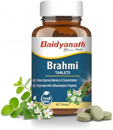 Baidyanath Brahmi Tablets 60 – Bacopa monnieri
