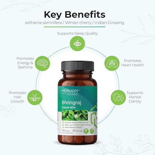 Merlion Naturals Bhringraj Tablets – Eclipta alba