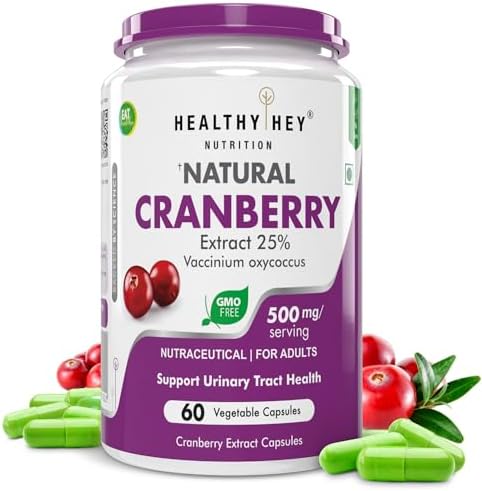 HealthyHey Cranberry Extract Capsules – Vaccinium macrocarpon