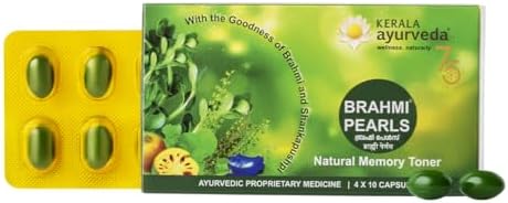 Kerala Ayurveda Brahmi Pearls Capsules 40 – Bacopa monnieri