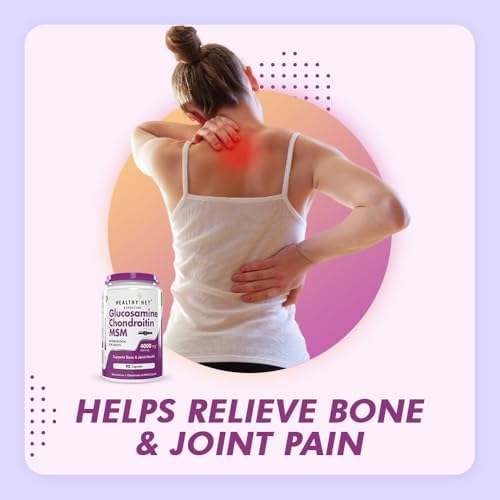 HealthyHey Nutrition Glucosamine Chondroitin Capsules – Ayurvedic Herb
