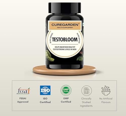 Curegarden Testobloom Men's Ayurvedic Blend Capsules – Ayurvedic Herb