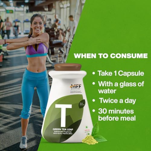 MyFitFuel Green Tea Extract with Piperine Capsules – Camellia sinensis