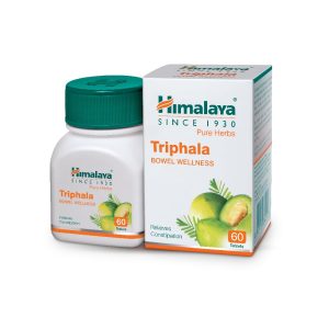 Himalaya Triphala Capsules 60 – authentic Ayurvedic product available in the UK from KantiGlow