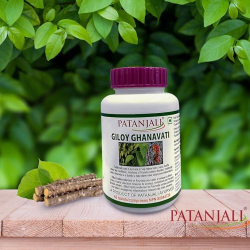 Patanjali Giloy Ghanvati Tablets – Tinospora cordifolia