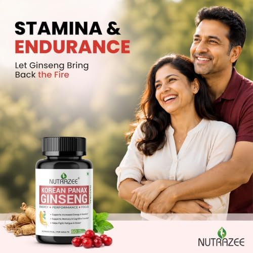 Nutrazee Korean Red Panax Ginseng Capsules – Panax ginseng