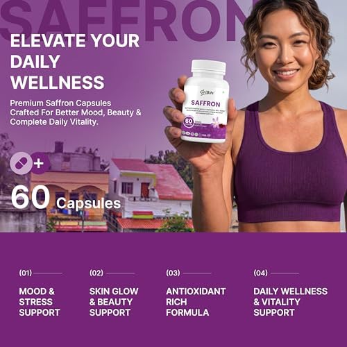 OriBite Saffron Capsules 60 – Crocus sativus