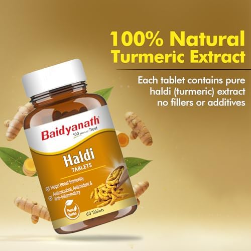 Baidyanath Haldi Tablets 60 – Curcuma longa