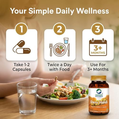 Organic Wellness Daru Haldi 90 Capsules – Berberis Aristata