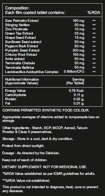 Touche Saw Palmetto Tablets – Serenoa repens