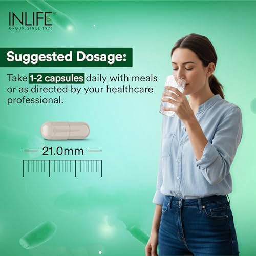 INLIFE Probiotics Forte CFU, 14 Strains — 60 Veg 25Billion Capsules 60 – Ayurvedic Herb