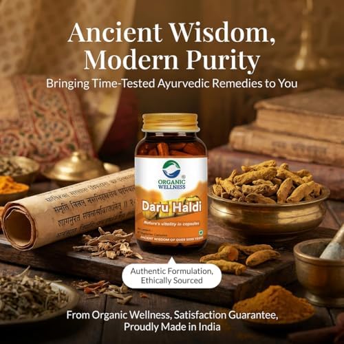 Organic Wellness Daru Haldi 90 Capsules – Berberis Aristata