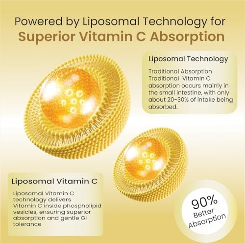Himalayan Organics Liposomal Vitamin C Capsules – Vitamin Supplement