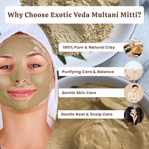 Exotic Veda Multani Mitti Powder 100g – Natural Skincare