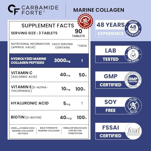 Carbamide Forte Marine Collagen with Biotin 3000mg Powder – Ayurvedic Herb