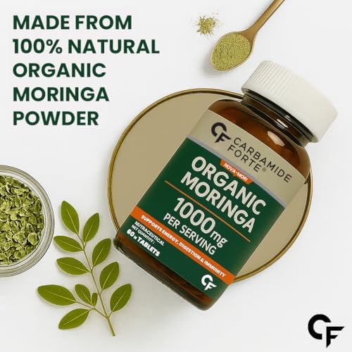Carbamide Forte Organic Moringa 1000mg Tablets – Moringa oleifera