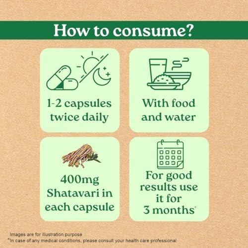 Organic India Shatavari Capsules 60 – Asparagus racemosus