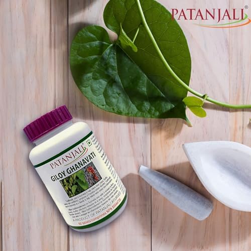 Patanjali Giloy Ghanvati Tablets – Tinospora cordifolia
