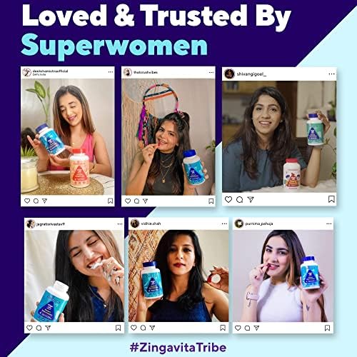 Zingavita Hair & Skin Multivitamin Gummies with Biotin Gummies – Vitamin Supplement