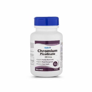 Healthvit Chromium Picolinate 200mcg Capsules 60 – Vegetarian Mineral