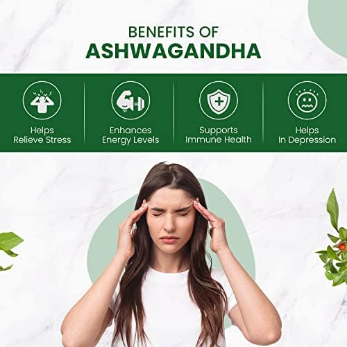 Himalayan Organics Ashwagandha 60 Veg 1000mg Capsules 60 – Withania somnifera
