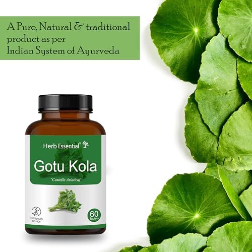 Herb Essential Gotu Kola 500mg Tablets 60 – Centella asiatica
