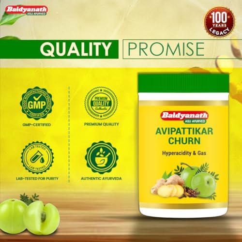Baidyanath Avipattikar Churna Powder 100g – Ayurvedic Herb