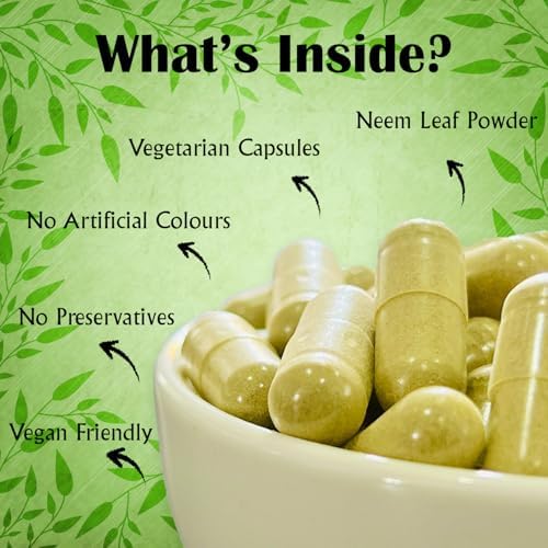 Grenera Neem & Turmeric Capsules Combo Capsules – Azadirachta indica