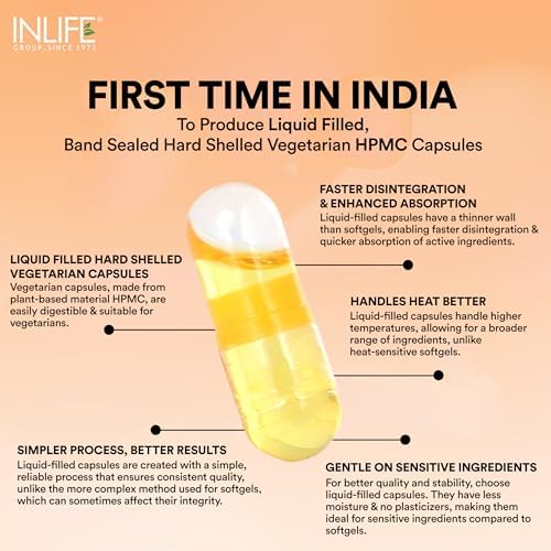 INLIFE Omega-3 Algal DHA 400mg Capsules 60 – Ayurvedic Herb