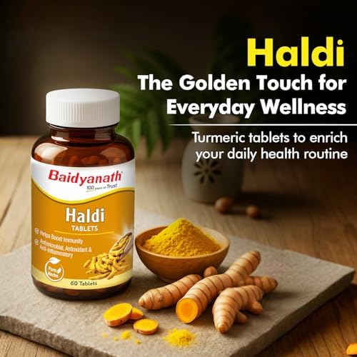 Baidyanath Haldi Tablets 60 – Curcuma longa