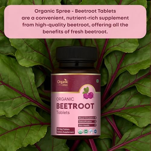 Organic Spree Organic Beetroot Tablets 90 – Beta vulgaris