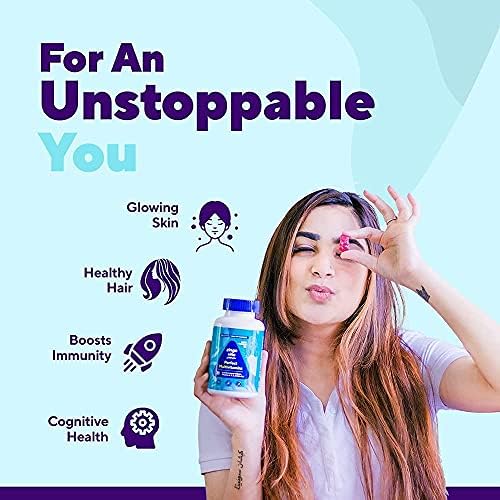 Zingavita Hair & Skin Multivitamin Gummies with Biotin Gummies – Vitamin Supplement