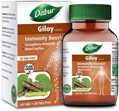 Dabur Giloy Tablets 60 – Tinospora cordifolia