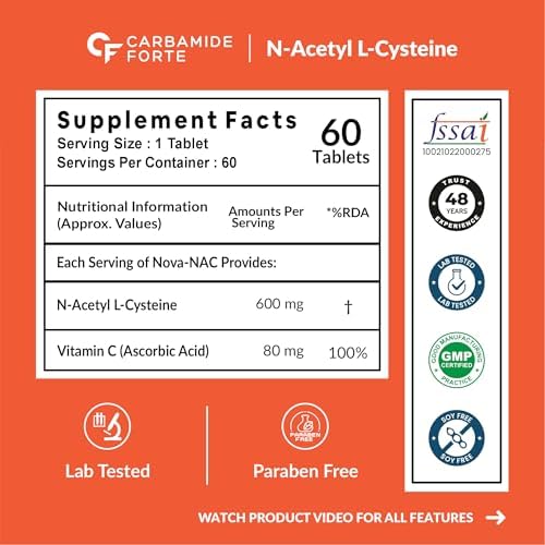 Carbamide Forte NAC 600mg Capsules 60 – Ayurvedic Herb