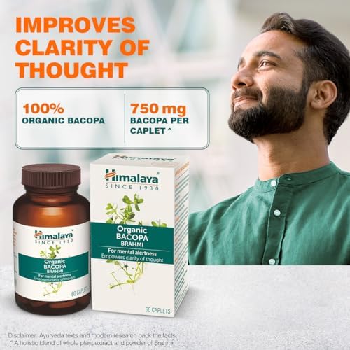 Himalaya Organic Bacopa Tablets – Bacopa monnieri