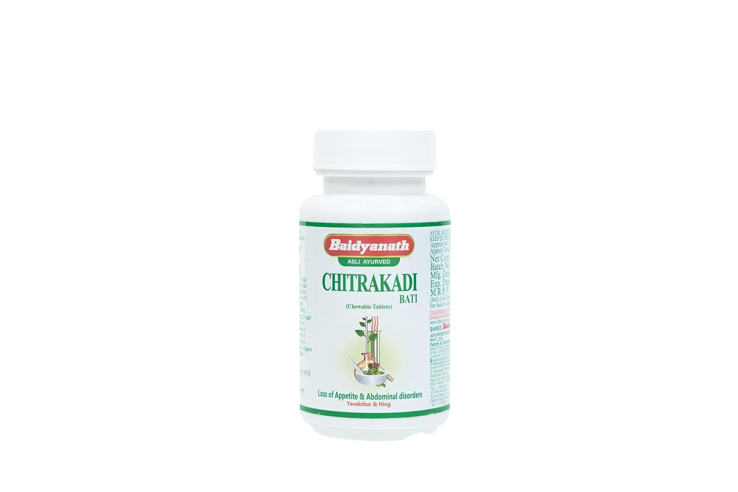 Baidyanath Chitrakadi Bati Tablets – Plumbago zeylanica