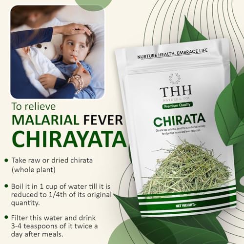 THH Chirayata Whole Herb Capsules 400g – Swertia chirata
