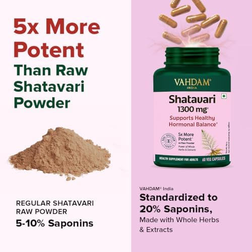 VAHDAM Shatavari Capsules – Asparagus racemosus
