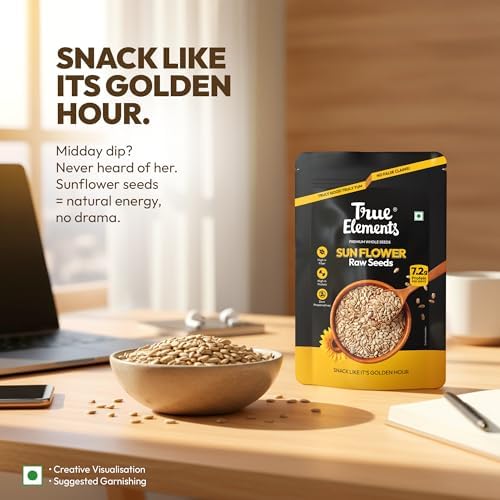 True Elements Raw Sunflower Seeds 1kg – Helianthus annuus