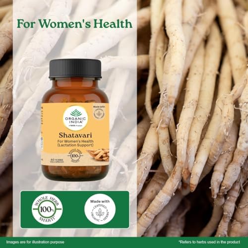 Organic India Shatavari Capsules 60 – Asparagus racemosus