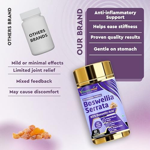 Vitaminnica Boswellia Serrata 2500mg Capsules 60 – Ayurvedic Herb