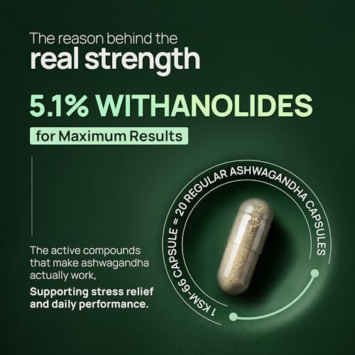 Rasayanam Ashwagandha KSM-66 Root Extract Capsules – Withania somnifera