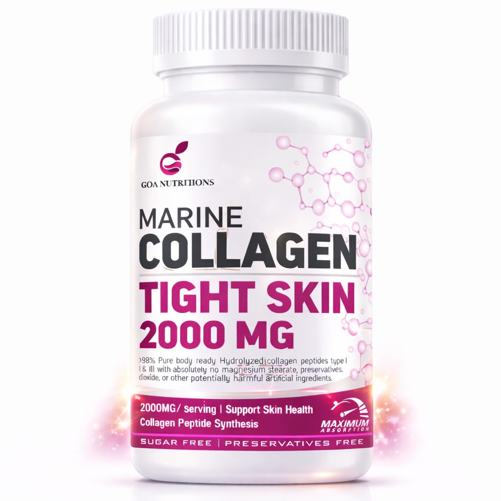 Marine Collagen with Hyaluronic Acid, Biotin & Vitamin C Powder – Vitamin Supplement