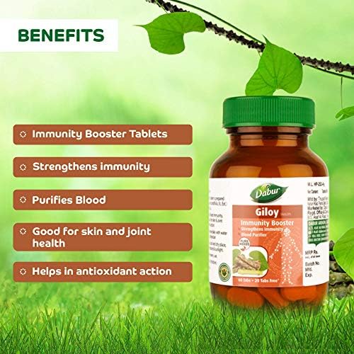 Dabur Giloy Tablets 60 – Tinospora cordifolia