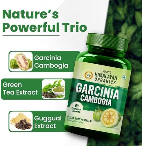 Himalayan Organics Garcinia Cambogia 60% HCA Capsules – Malabar tamarind