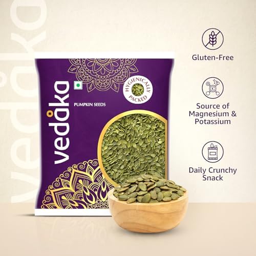 Vedaka Raw Pumpkin Seeds Capsules 500g – Cucurbita pepo