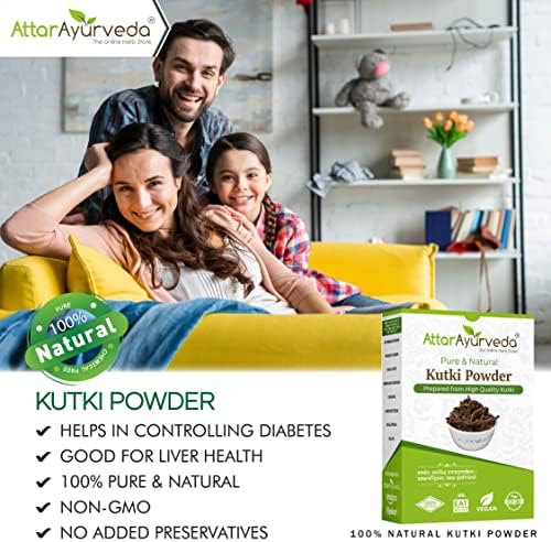 Attar Ayurveda Kutki Powder 100g – Katuki (Picrorhiza Kurroa)