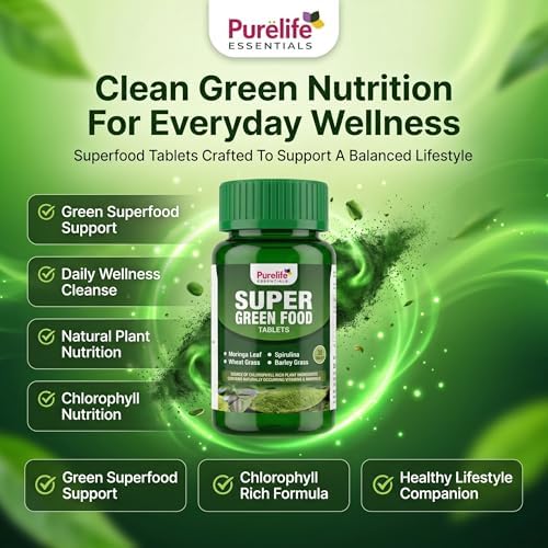 Purelife Super Green Food Tablets 30 – Ayurvedic Herb